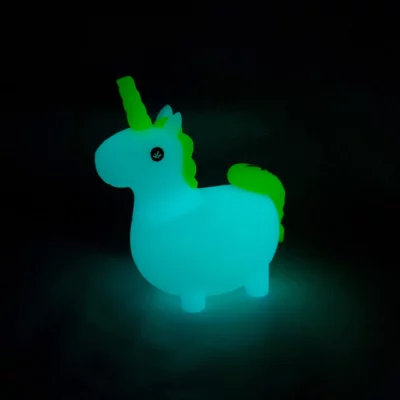 bong unikorn fluorescente