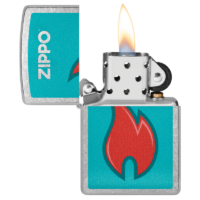 zippo flame design personalizado