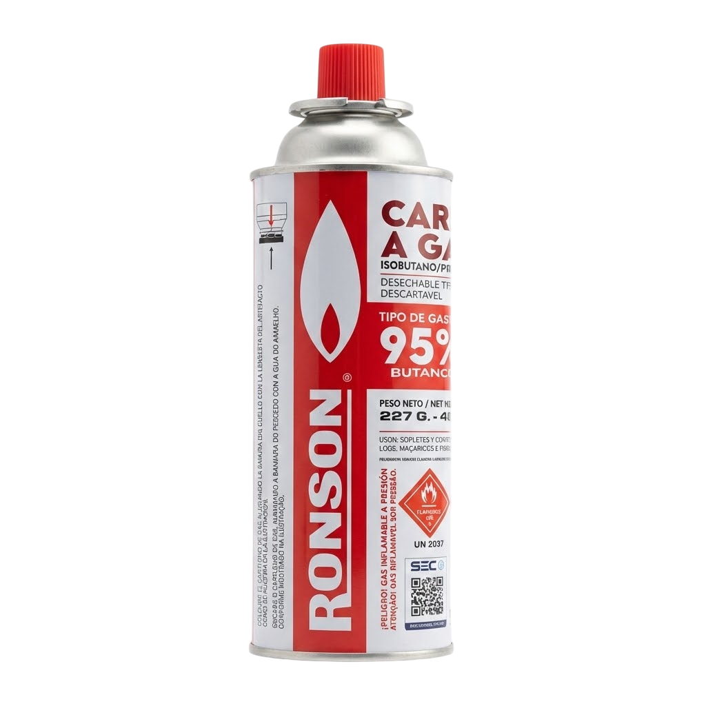 gas para extracciones ronson