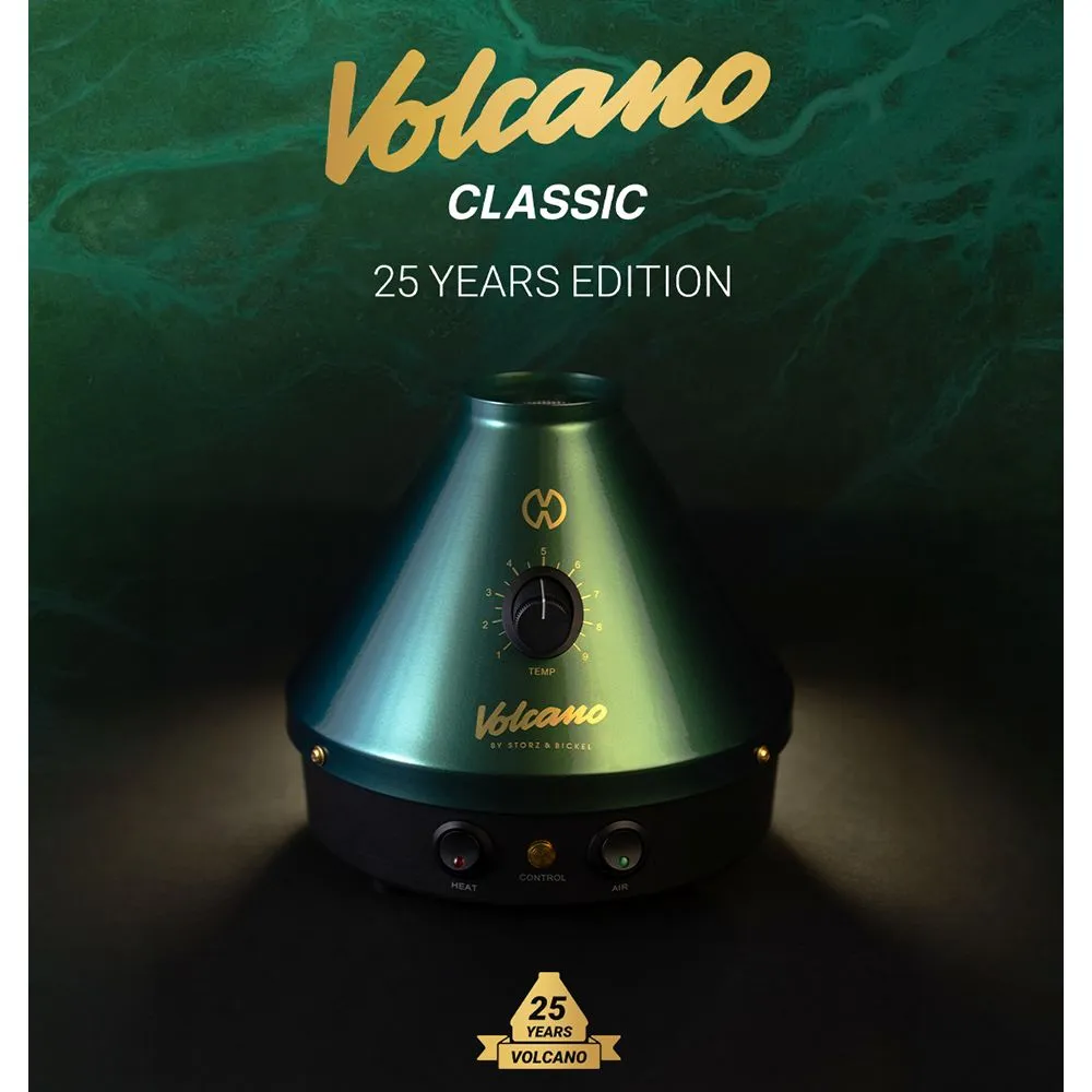 Vaporizador Volcano Classic Verde 25 Aniversario - Storz & Bickel