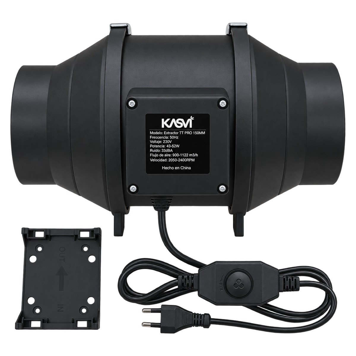 Extractor TT Black Pro 150mm 2 Velocidades Kasvi - Imagen 2