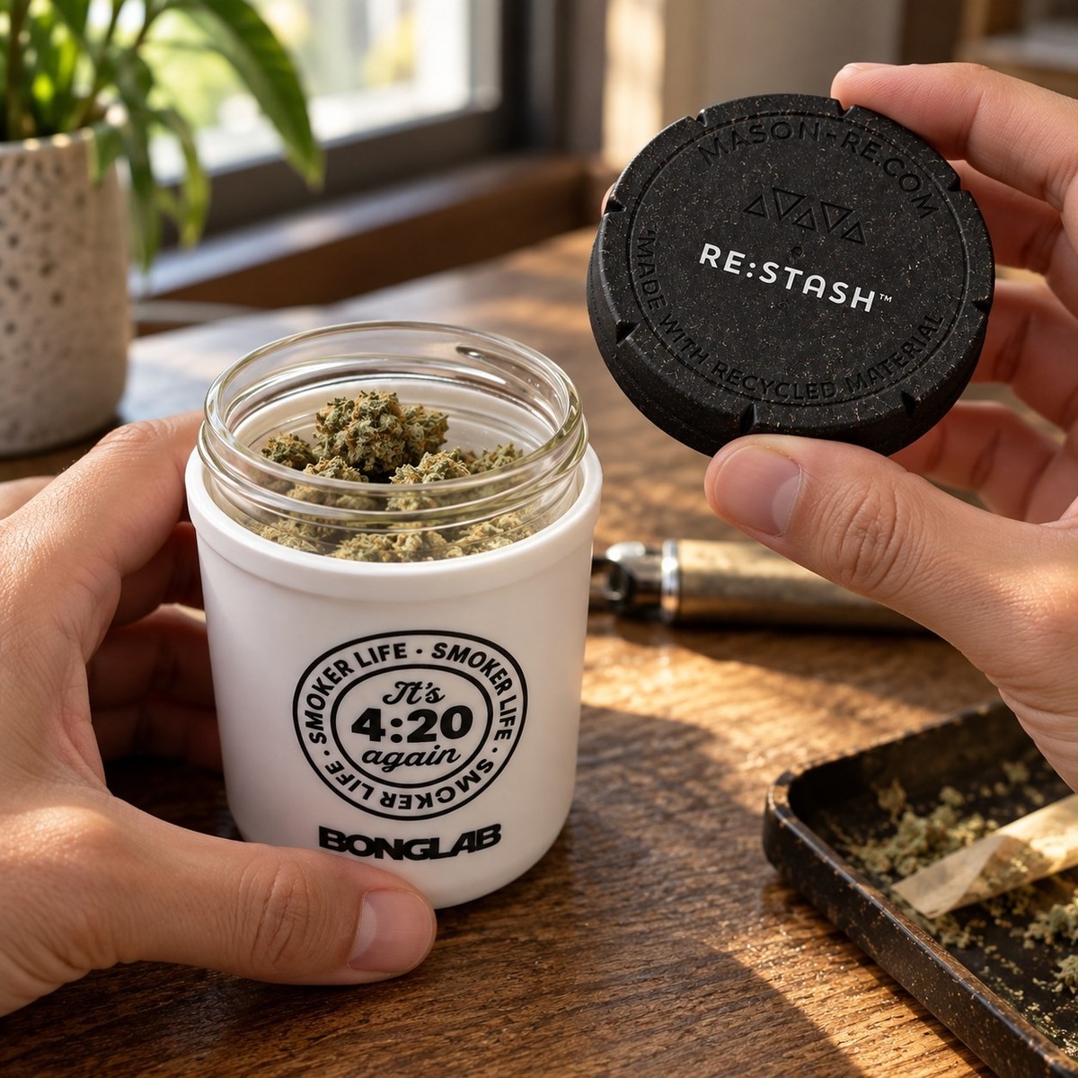 Frasco Re:Stash 8 oz Bonglab - Imagen 6