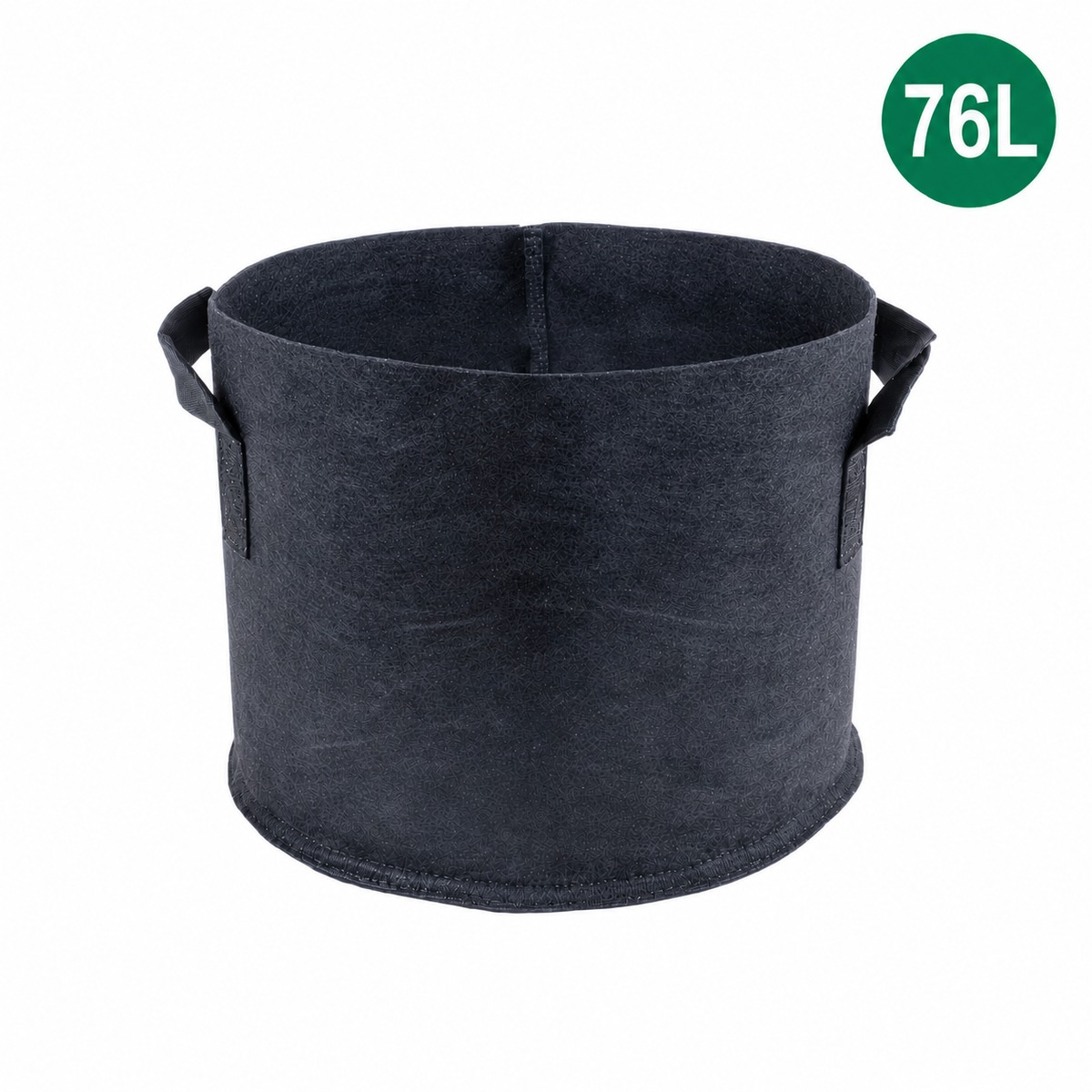 Maceta Textil Black 76L Kasvi