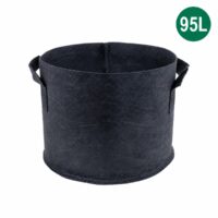 Maceta Textil Black 95L Kasvi